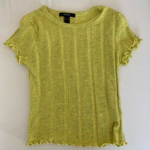 Forever21 lime green top